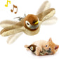 Interactive Cat Toys Rechargeable Electric Chirping Flapping Wings